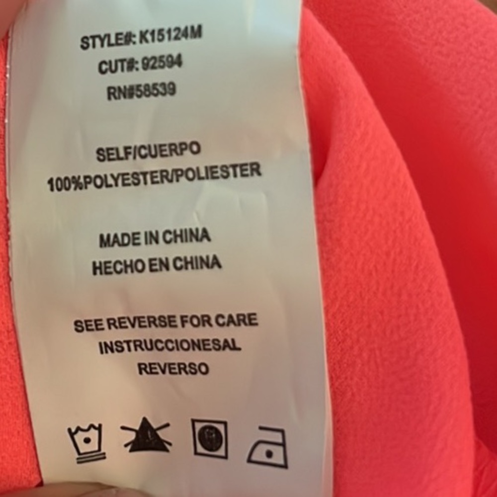 KUT From the Kloth Neon Orange Blouse S - Picture 10 of 10